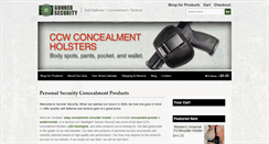 Desktop Screenshot of gunnersecurity.com